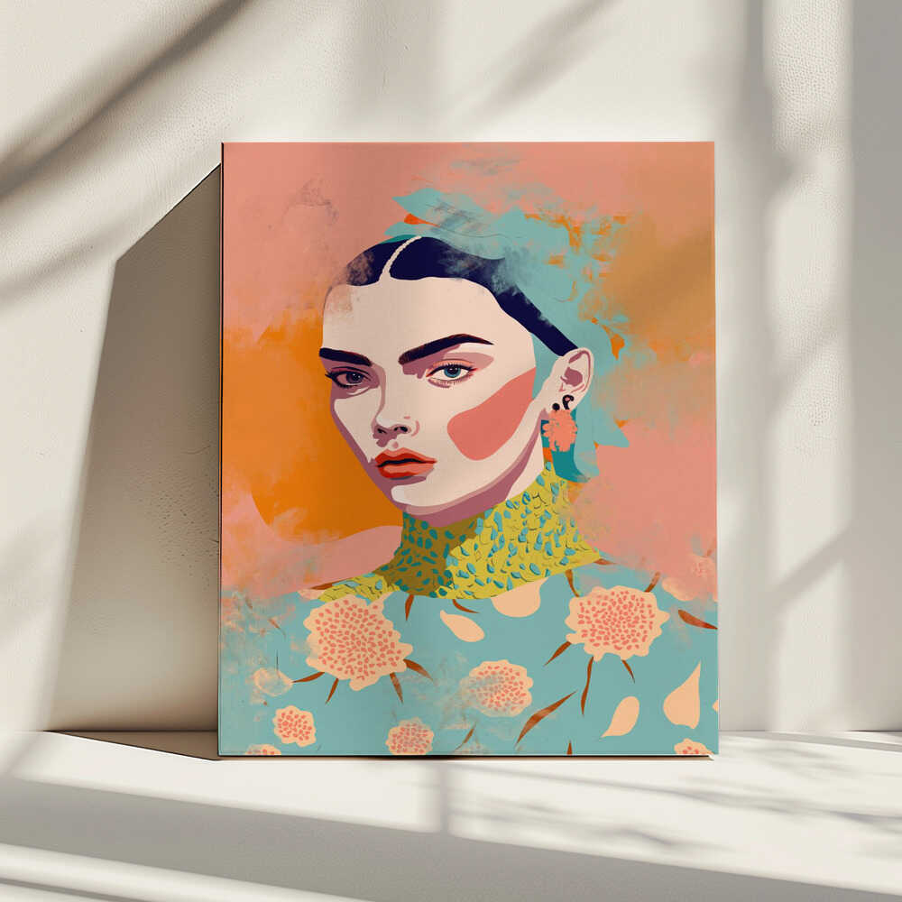 Vivid Elegance, arte de Treechild impreso en canvas