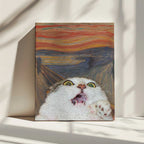 The Cat Scream, arte de Artelele impreso en canvas