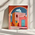 Vibrant Archway Scene, arte de Treechild impreso en canvas