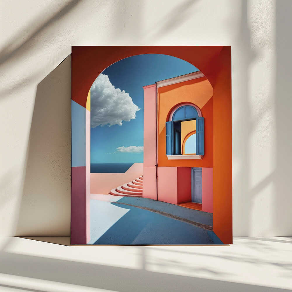Vibrant Dreamscape, arte de Treechild impreso en canvas