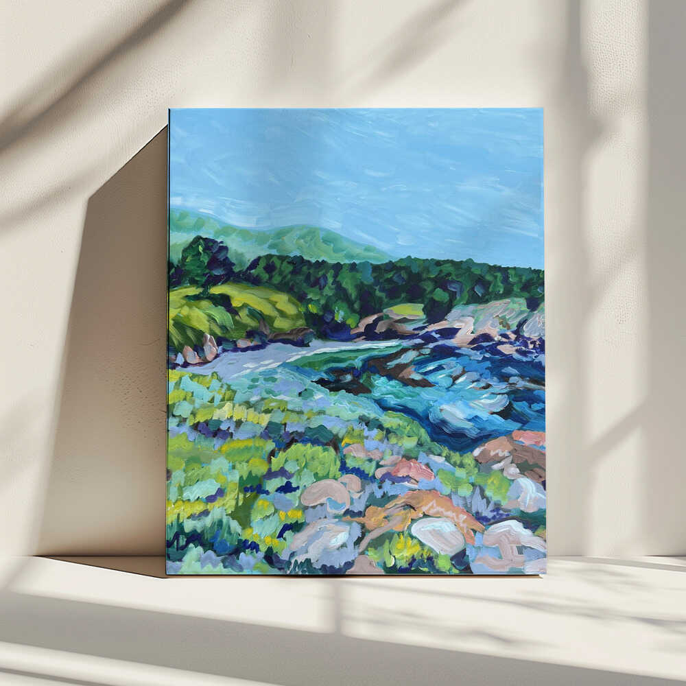 Vibrant Coastal View