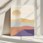 Serene Desert Horizon, arte de Fadil Roze impreso en canvas