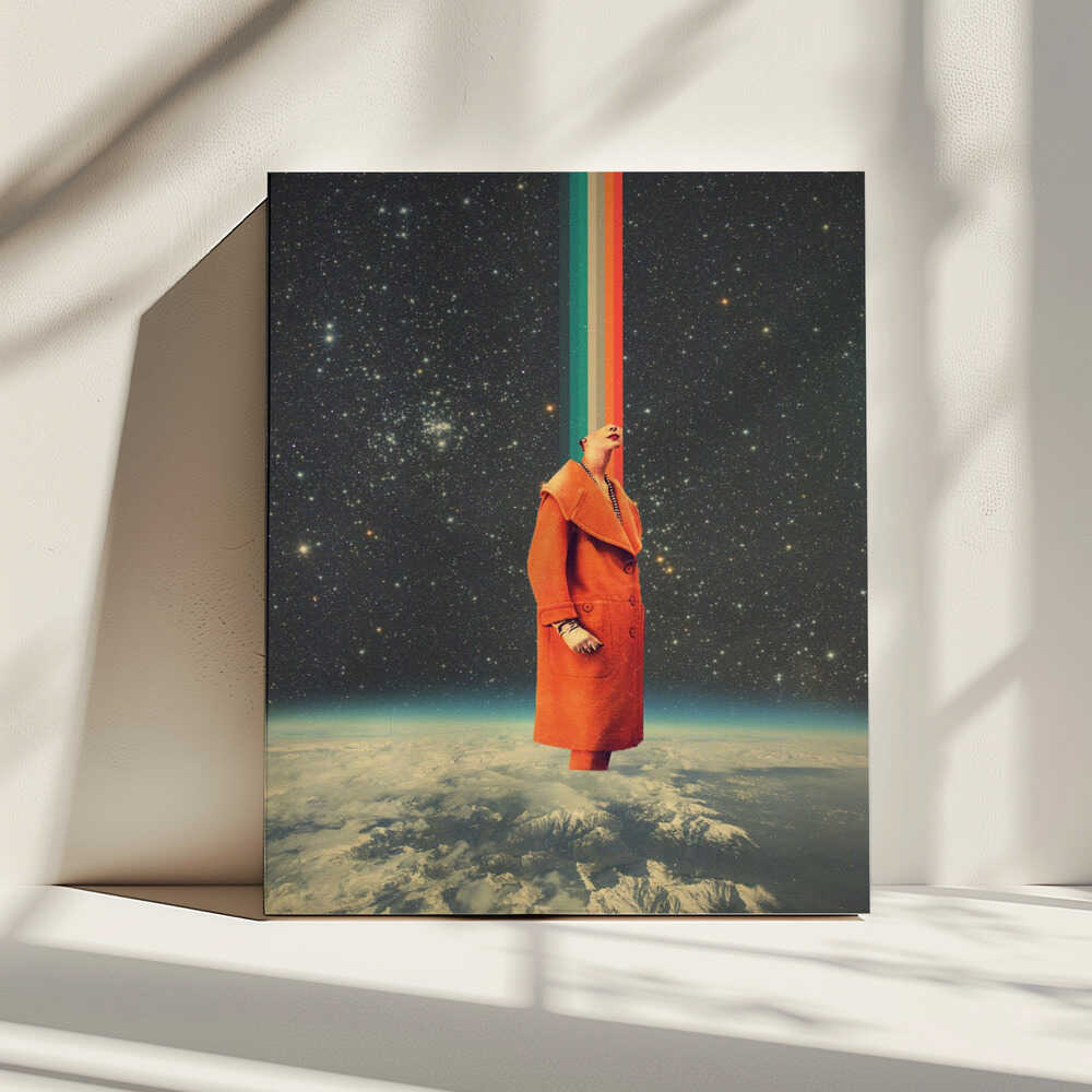 Spacecolor, arte de Frank Moth impreso en canvas