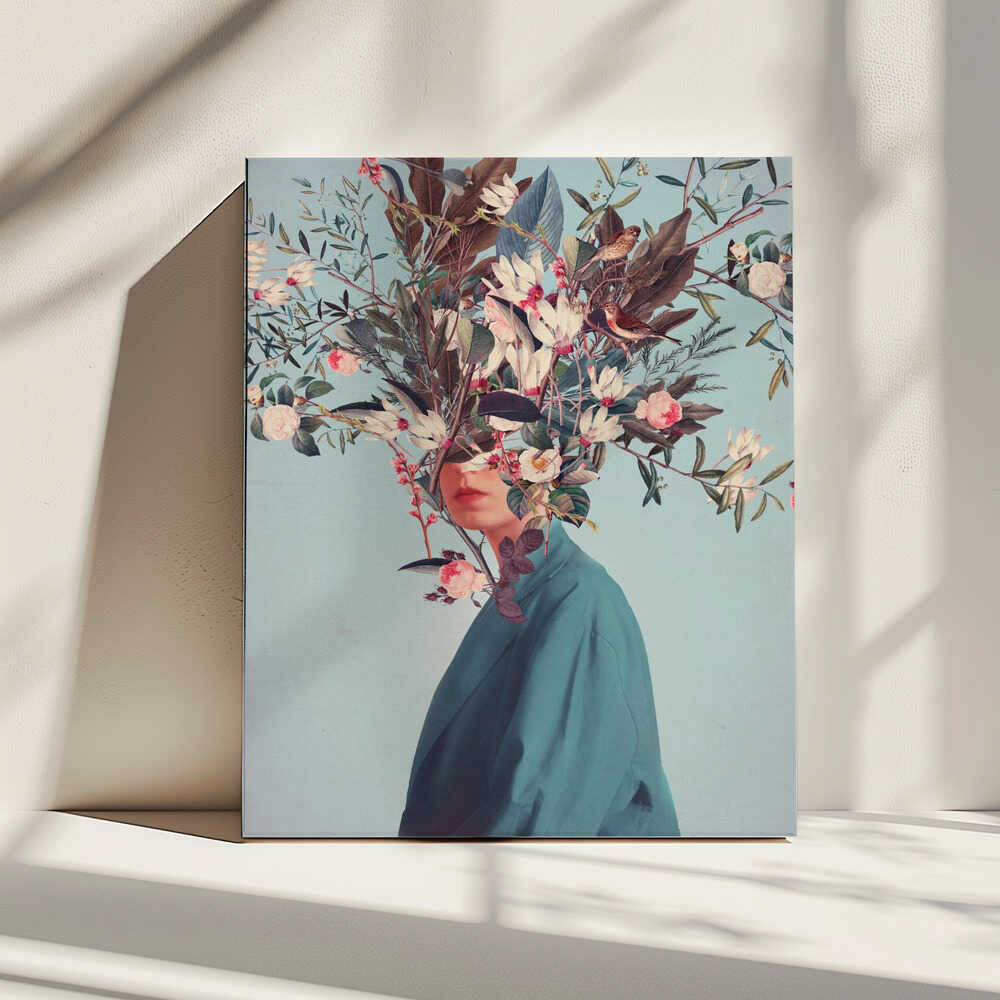 I Was Hidden but You Saw Me, arte de Frank Moth impreso en canvas