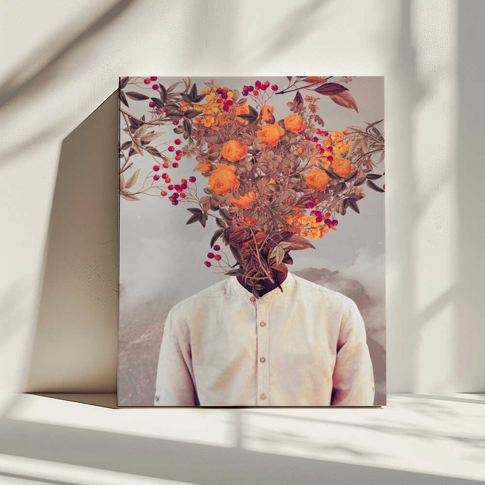 Bright Bloom, arte de Frank Moth impreso en canvas