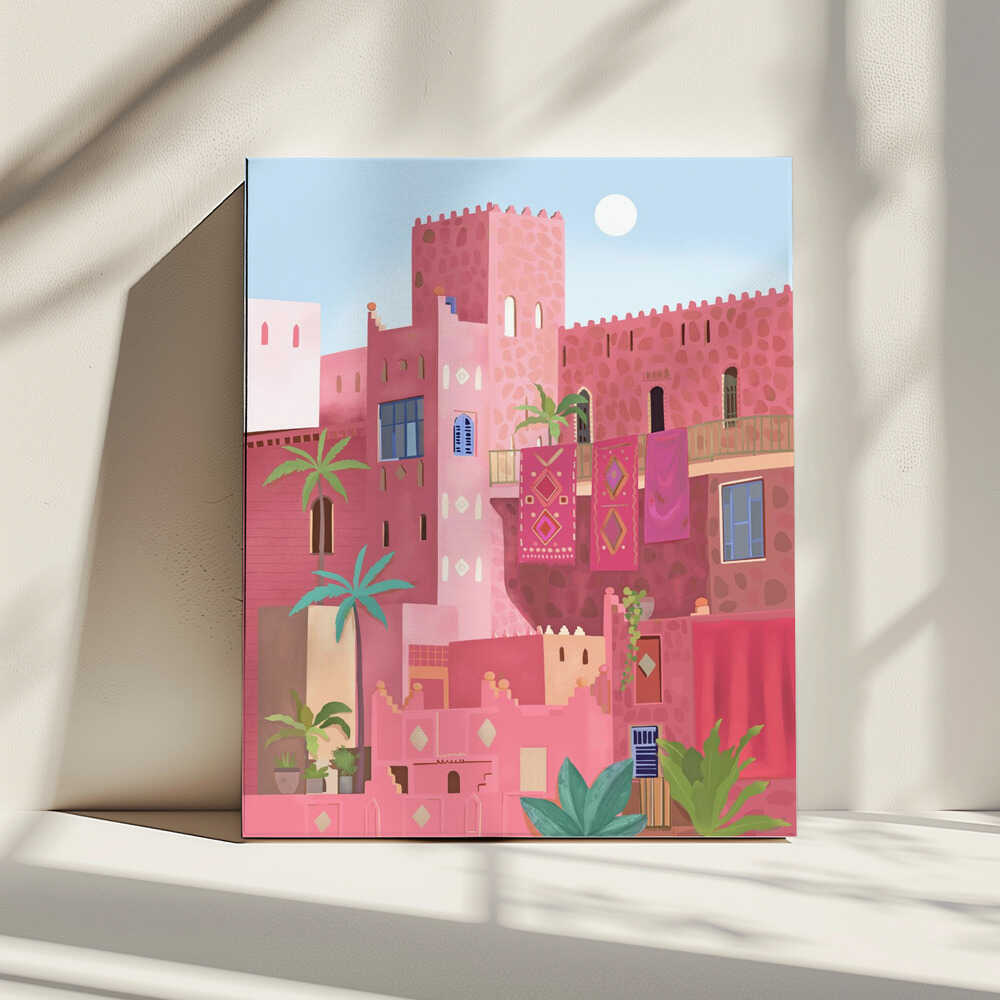 Kashbah, arte de Petra Lizde impreso en canvas