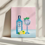 Gin Cocktail, arte de Petra Lizde impreso en canvas