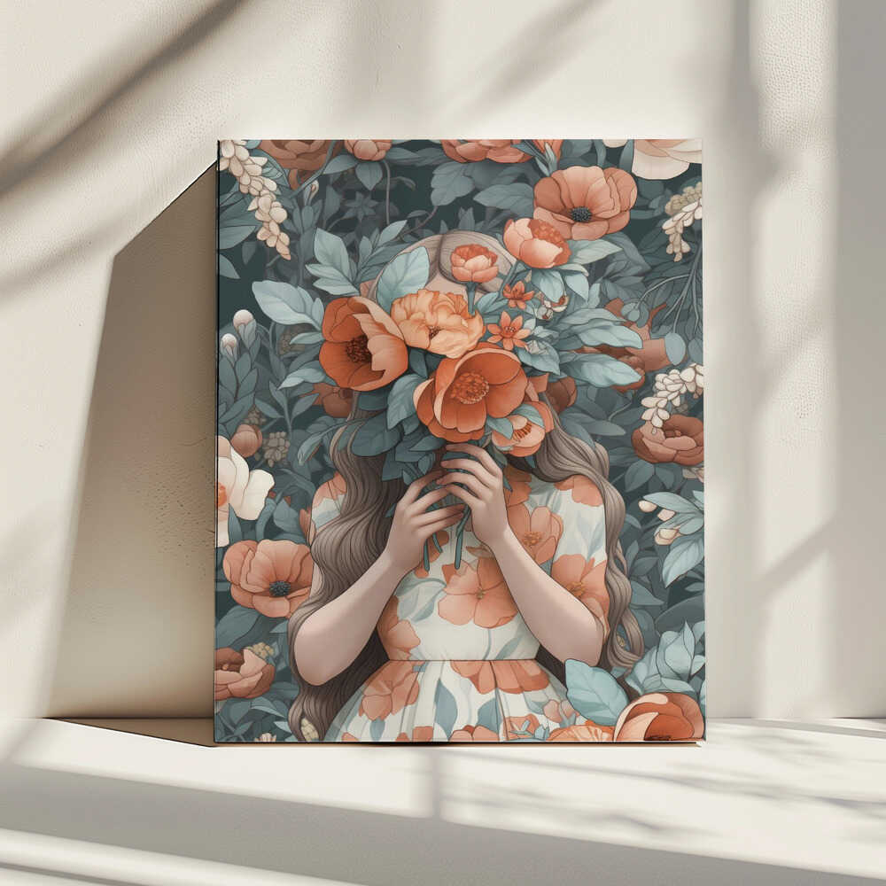 Blossom Veil Dreams, arte de Treechild impreso en canvas