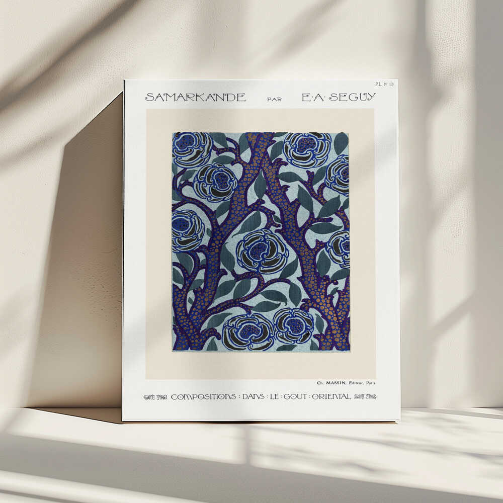 Samarkande 13, arte de Emile Alain Seguy impreso en canvas