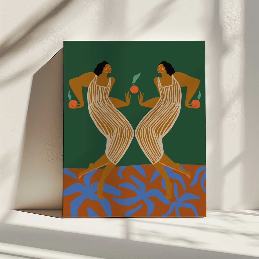 Mirror, arte de Arty Guava impreso en canvas