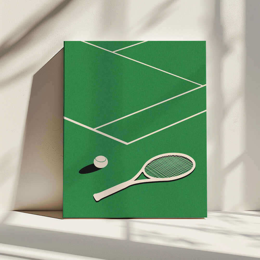 Rosi Feist Lawn Tennis Club, arte de Rosi Feist impreso en canvas
