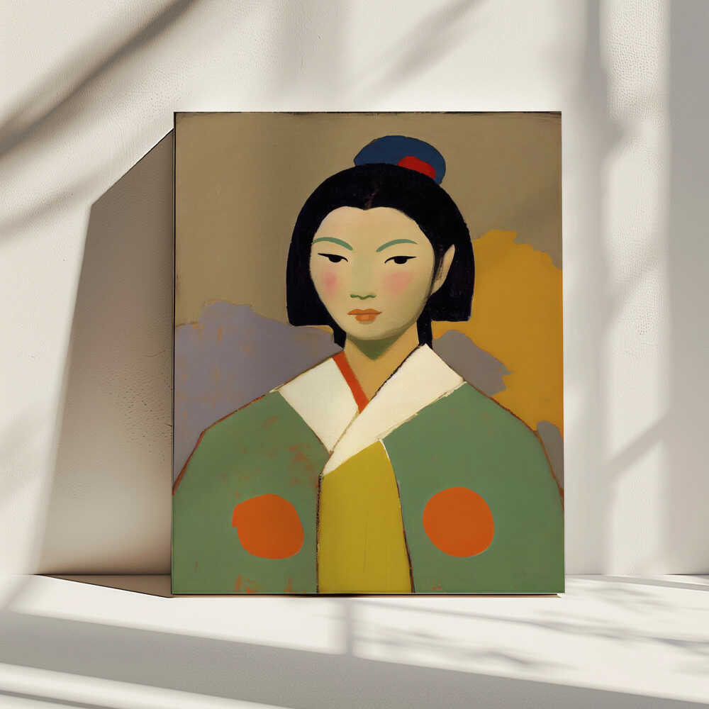 Serene Elegance, arte de Treechild impreso en canvas