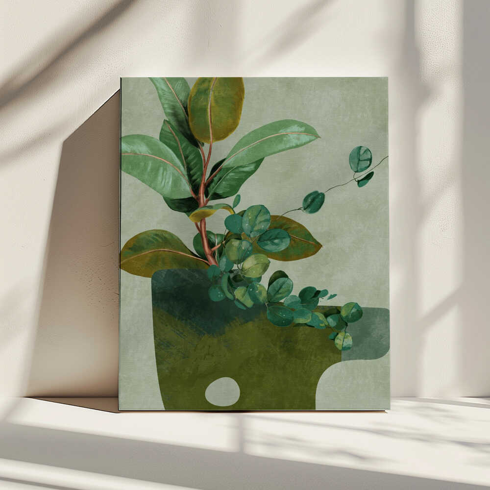 Leaves More 12, arte de Ana Rut Bre impreso en canvas