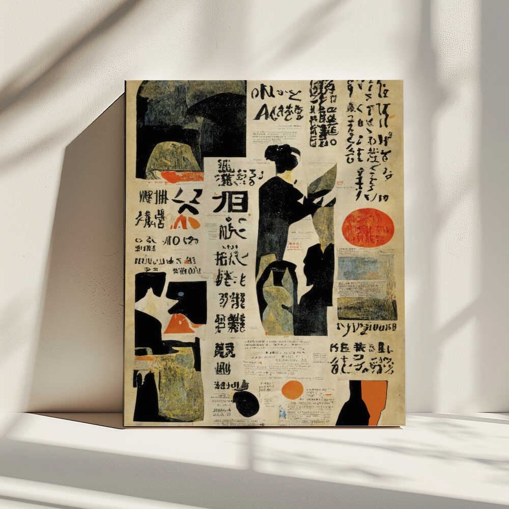 Shadows and Symbols, arte de Treechild impreso en canvas