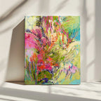 Expressionist Colorful Abstract, arte de Dorothy Fagan impreso en canvas