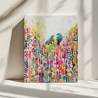 Dreamy Garden Birds, arte de Sylvie Demers impreso en canvas