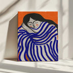 Resting Beauty, arte de Treechild impreso en canvas