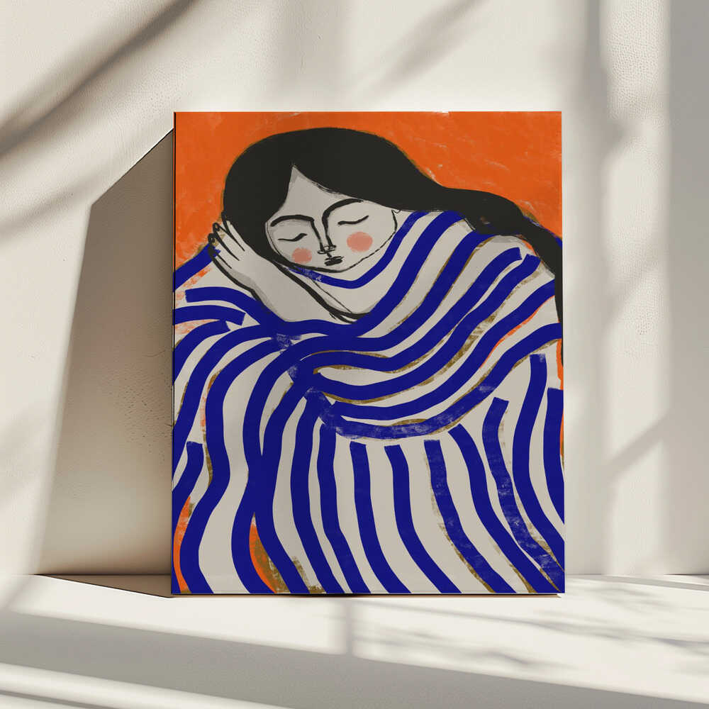 Resting Beauty, arte de Treechild impreso en canvas