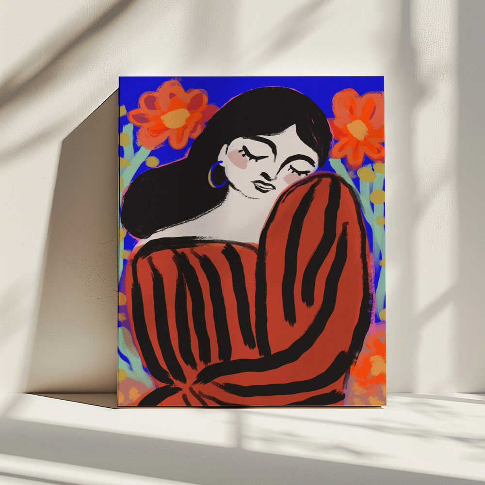 Vibrant Serenity, arte de Treechild impreso en canvas