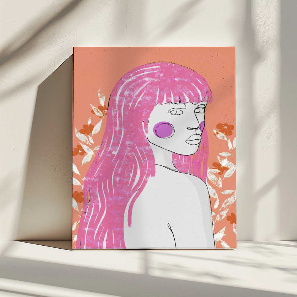 Blossom Gaze, arte de Treechild impreso en canvas