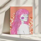 Blossom Gaze, arte de Treechild impreso en canvas