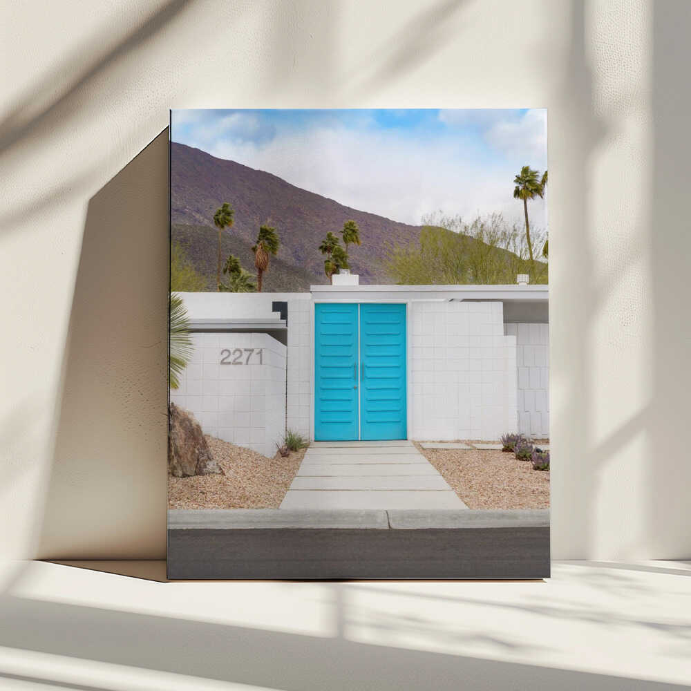 Turquoise Doors, arte de Tom Windeknecht impreso en canvas