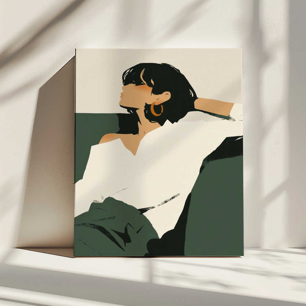 Quiet Elegance, arte de Treechild impreso en canvas