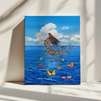 Ocean Butterfly Transformation, arte de Tom Blood impreso en canvas