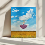 Ballerina in Sunflower Field, arte de Tom Blood impreso en canvas