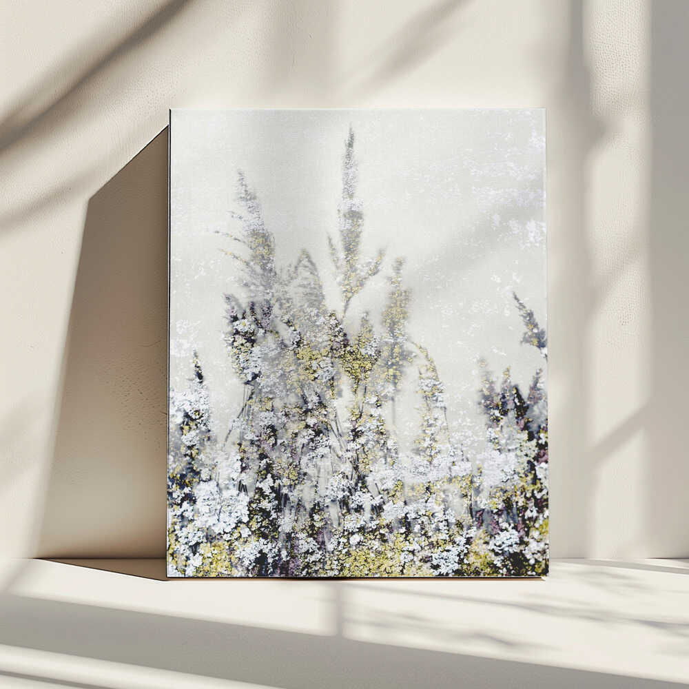 Frosted Golden Reeds, arte de Imaginative impreso en canvas