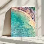 Pristine Turquoise Cove, arte de Courtney Crane impreso en canvas