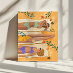 Summer Girls, arte de Raissa Oltmanns impreso en canvas