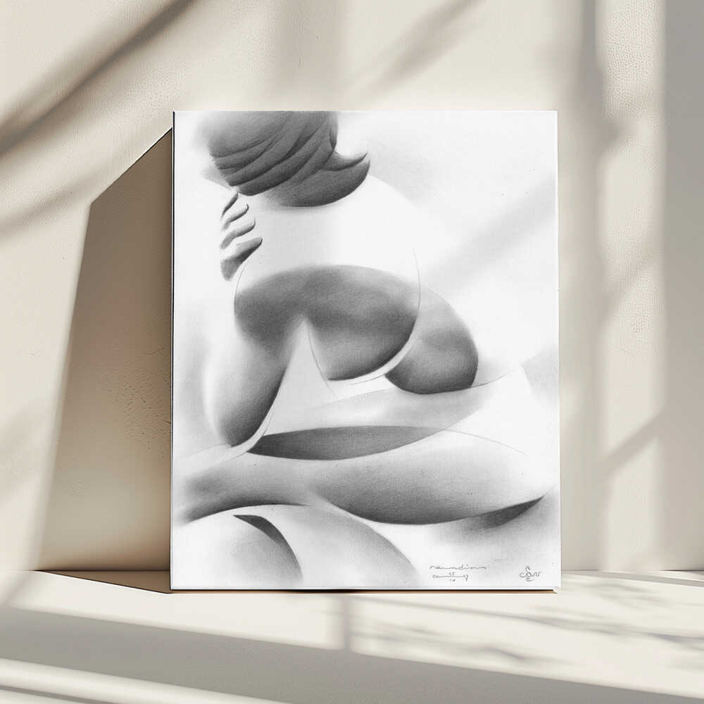 Graceful Female Form, arte de Corné Akkers impreso en canvas