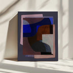 Chalks and Shapes 7X, arte de Mareike Böhmer impreso en canvas