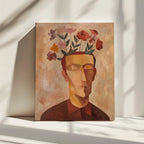 Man's Blooming Mind, arte de SHANDU impreso en canvas