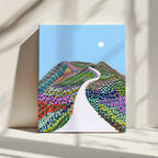 Winding Flower Mountain Path, arte de Uma Gokhale impreso en canvas