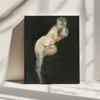 Pensive Female Study, arte de Ute Rathmann impreso en canvas