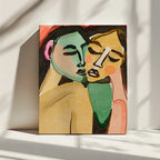Embrace of Souls, arte de Treechild impreso en canvas