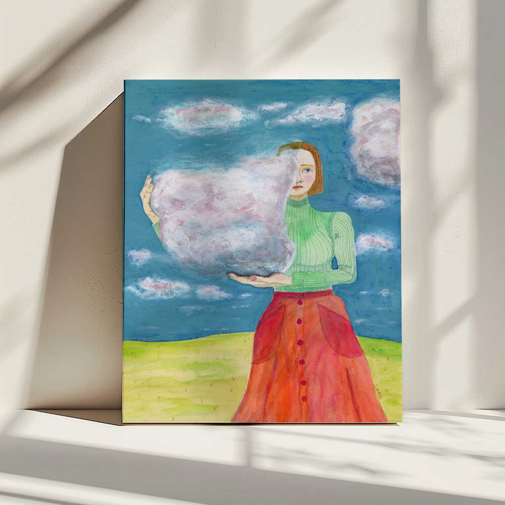 Head in the clouds, arte de Sharyn Bursic impreso en canvas