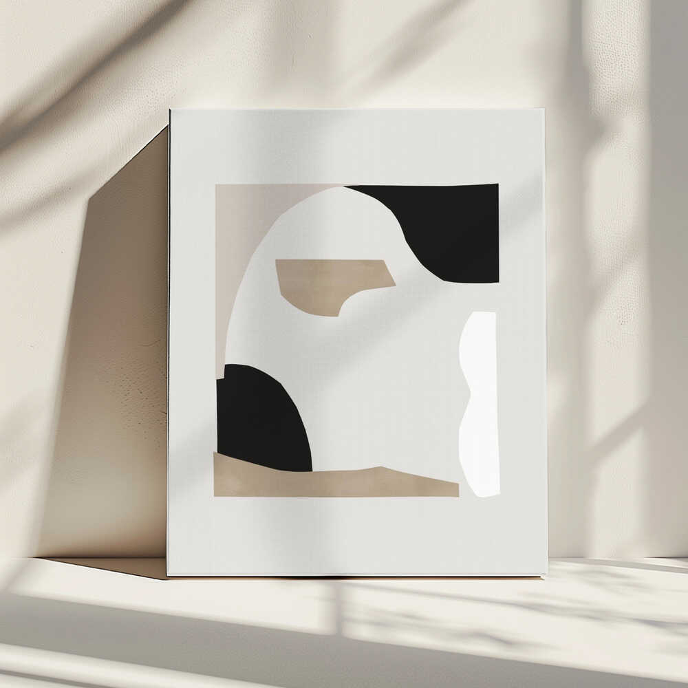 Abstract Shapes 2, arte de Mareike Böhmer impreso en canvas