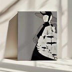 Avian Fashion Silhouette, arte de Doris Schmitz impreso en canvas