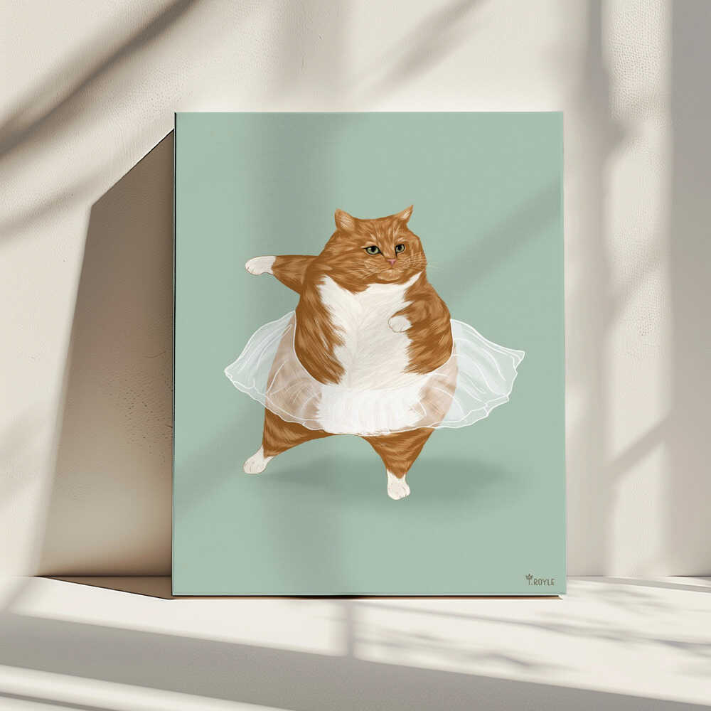 Dancing Ballet Cat