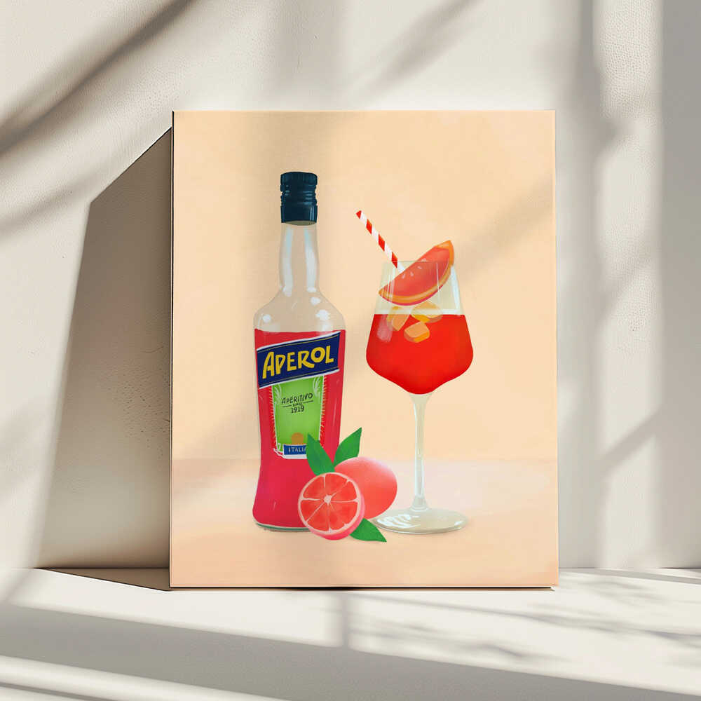 Drink, arte de Petra Lizde impreso en canvas