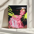 Graffiti Pink Lady, arte de Talitha McQueen impreso en canvas