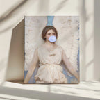 Ethereal Bubblegum Angel, arte de Talitha McQueen impreso en canvas