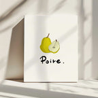 Fresh Cut Pear, arte de Rio Soléy impreso en canvas