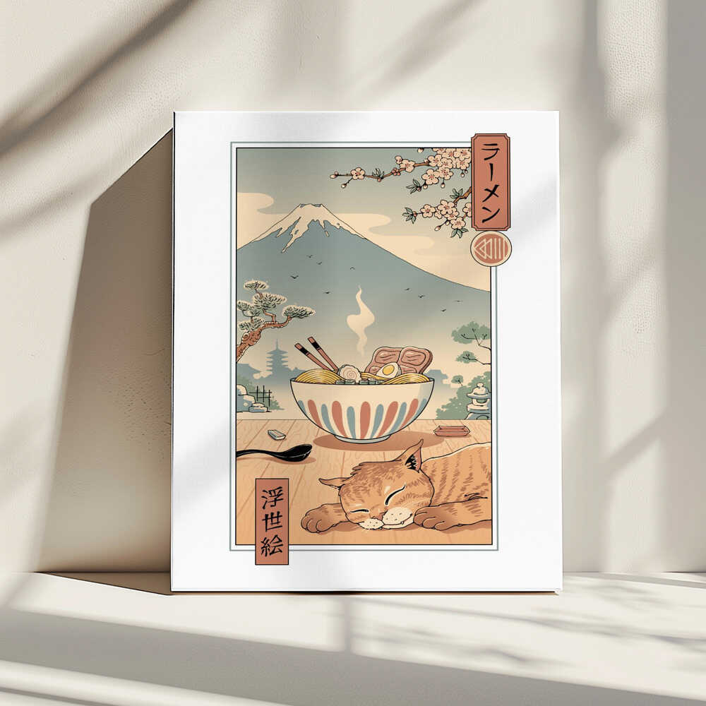A Perfect Ramen Weather, arte de Vincent Trinidad impreso en canvas