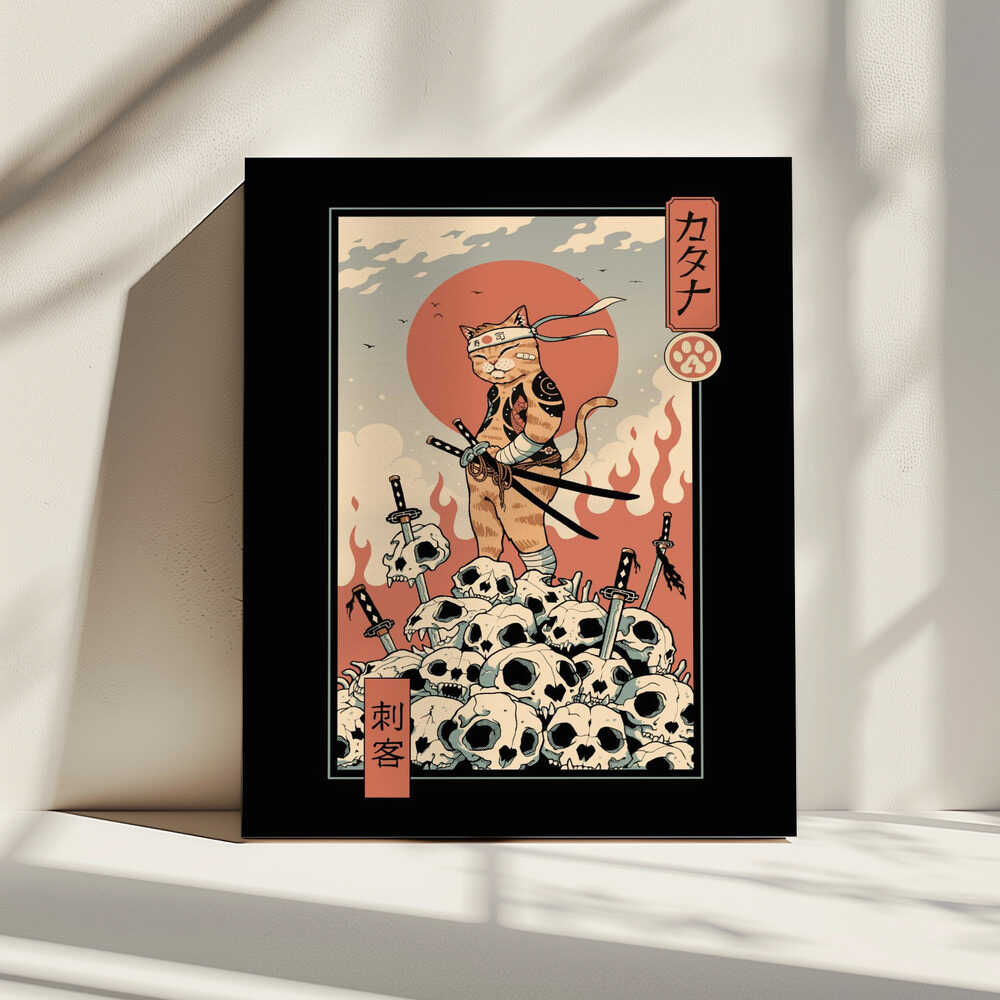 Catana Assassin, arte de Vincent Trinidad impreso en canvas