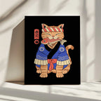 Sushi Meowster, arte de Vincent Trinidad impreso en canvas