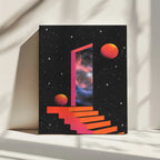 Cosmic Portal Stairs, arte de Nibera impreso en canvas
